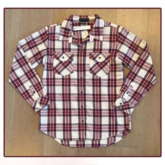 NWT Sanctuary Boyfriend for Life Shirt Renegade Plaid. Size 1X - Picture 10 of 15